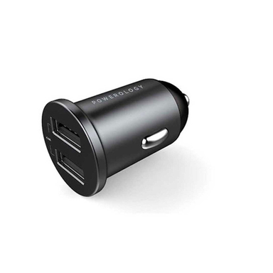 شارژر فندکی 24W پاورولوجی مدل PCCSR001-BK