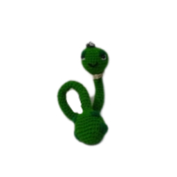 عروسک بافتنی مدل قورباغه گره ای