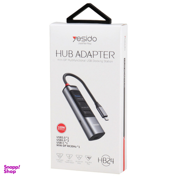 USB هاب 5 پورت یسیدو مدل HB24