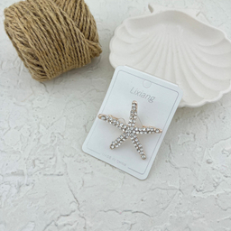 گل سینه زنانه مدل ستاره دریایی کد G4062