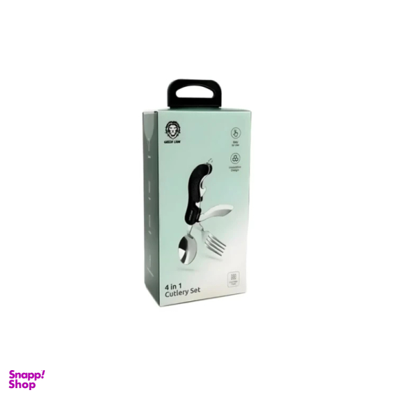 مجموعه قاشق و چنگال و چاقو سفری گرین لاین مدل Cutlery Set