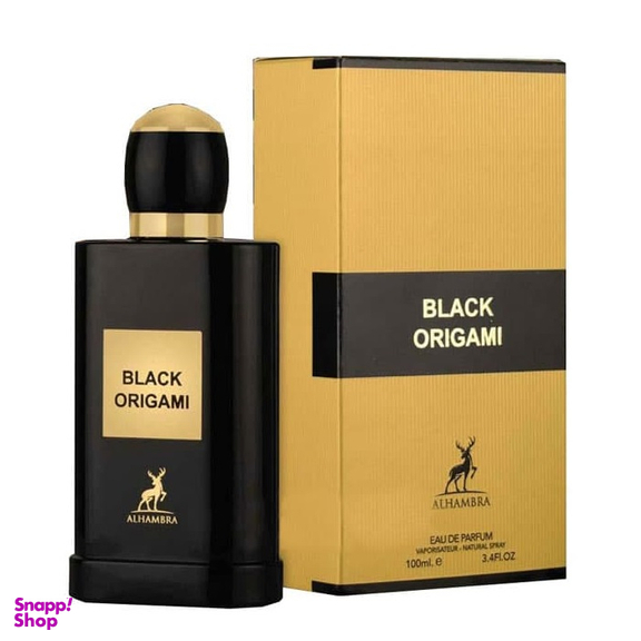 ادوپرفیوم مردانه الحمبرا مدل Black Origami