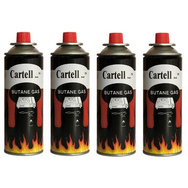 کپسول گاز مسافرتی کارتل کد CG-04 بسته 4 عددی