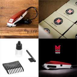 ماشین اصلاح سر و صورت مدل 0050-1400 به همراه ست شانه 6 عددی