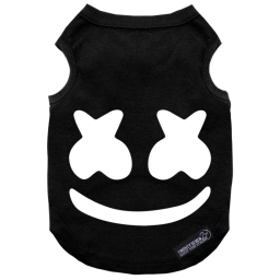 لباس سگ و گربه 27 طرح Marshmello کدMH1247 رنگ مشکی