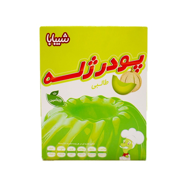 پودر ژله طالبی شیبابا وزن 100 گرم