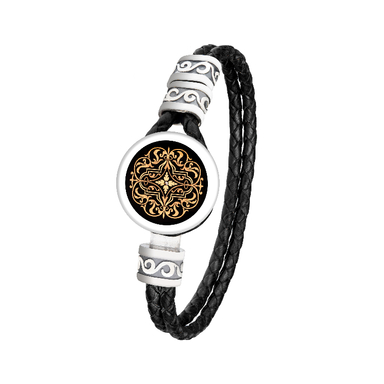 دستبند نقره مردانه الون مدل هورام