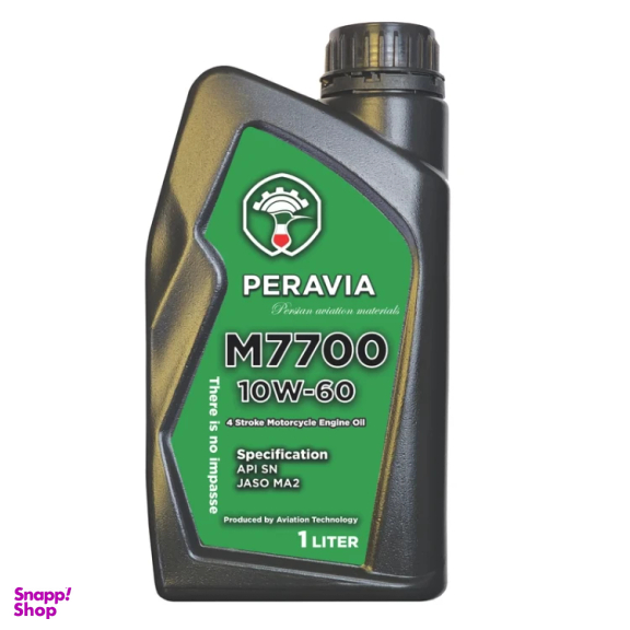 روغن موتورسیکلت تمام سنتتیک پراویا مدل API SN - JASO MA2 10W-60 حجم 1 لیتر