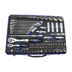 آچار بکس اپکس مدل YP-1/2-1/4-APX-1582 مجموعه 82 عددی