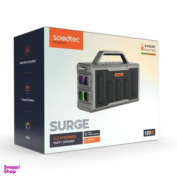 اسپیکر بلوتوثی قابل حمل پرودو مدل Soundtec PD-STPS100-BK