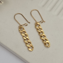 گوشواره طلا 18 عیار زنانه طرح کارتیه کد 00290