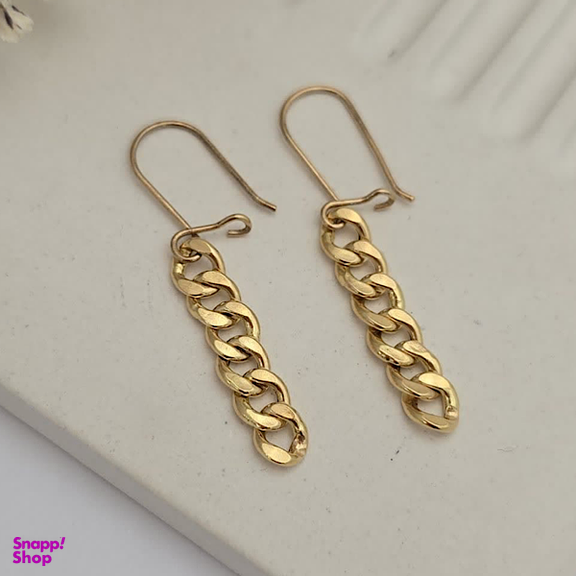 گوشواره طلا 18 عیار زنانه طرح کارتیه کد 00290