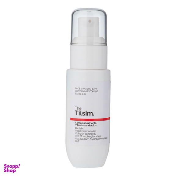 کرم مرطوب کننده دست و صورت تیلسیم مدل مولتی ویتامین حجم 50 میلی لیتر