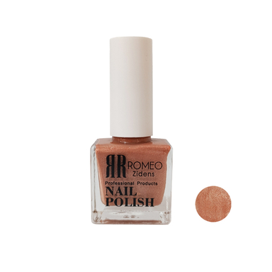 لاک ناخن رومیو شماره 143 رنگ نارنجی متالیک