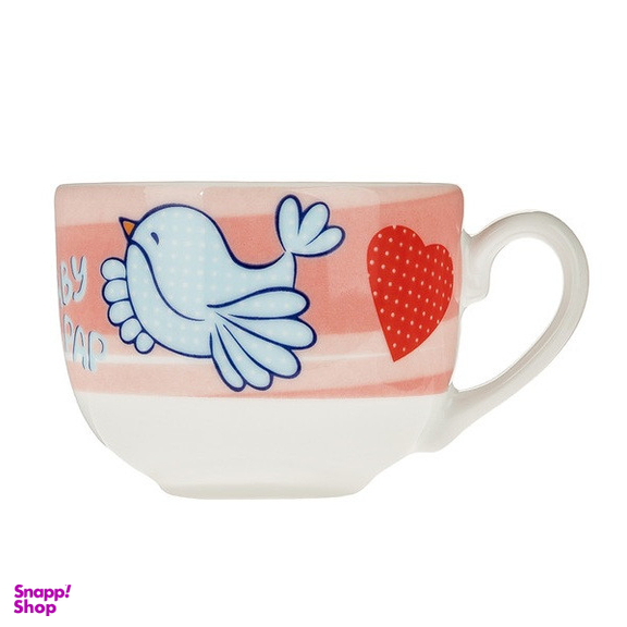 سرویس غذا خوری 5 پارچه کودک چینی زرین ایران مدل ایتالیا اف بیبی پپ درجه عالی