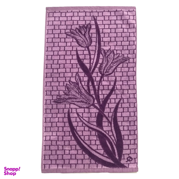 حوله دستی هنر طرح لاله سایز 75x40 سانتی‌متر