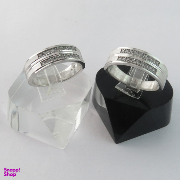 ست انگشتر نقره زنانه و مردانه کد AS053