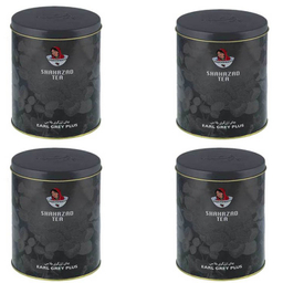 چای سیاه ارل گری پلاس شهرزاد وزن 325 گرم بسته 4 عددی