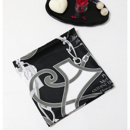 روسری زنانه آنالیا مدل ابریشم دور دست دوز کد 6057