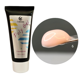 پلی ژل کاشت ناخن هارد ادسا مدل Pale Pink وزن 50 گرم