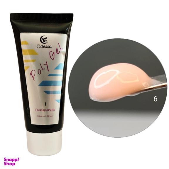 پلی ژل کاشت ناخن هارد ادسا مدل Pale Pink وزن 50 گرم