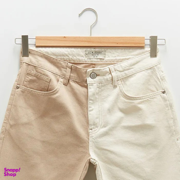 شلوارک مردانه ال سی وایکیکی مدل جین دورنگ