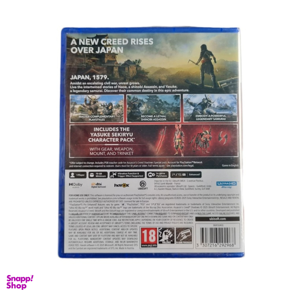 بازی ویدیویی Assassin Creed's Shadows نسخه Special Edition مناسب کنسول سونی PS5