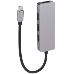 USB هاب 4 پورت تایپ سی پی‌ نت مدل P-3612