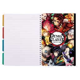 کلاسور طرح انیمه demon slayer کد 392 به همراه کاغذ کلاسور