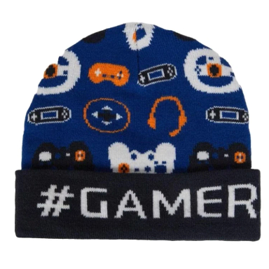 کلاه بافتنی پسرانه دفکتو مدل gamers