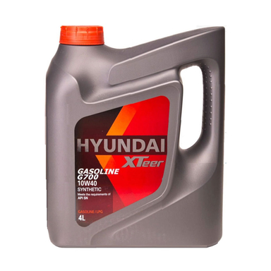 روغن موتور خودرو هیوندای اکس تیر مدل SN G700 10W-40 ظرفیت 4 لیتر