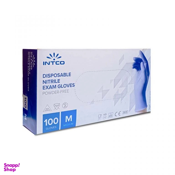 دستکش یکبار مصرف اینتکو مدل D.Int. L بسته 100 عددی