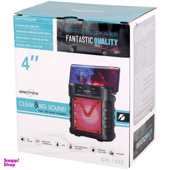 اسپیکر بلوتوثی قابل حمل گریت نایس مدل GTS-1392