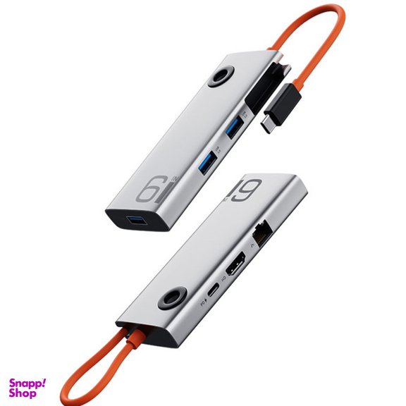 هاب 6 پورت Type-C راک مدل TR28