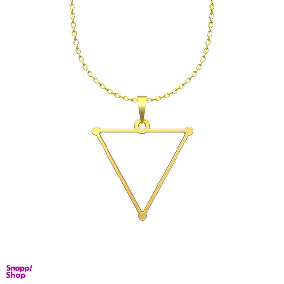 گردنبند طلا 18 عیار زنانه مدوپد مدل مثلث کد F3-1-1267