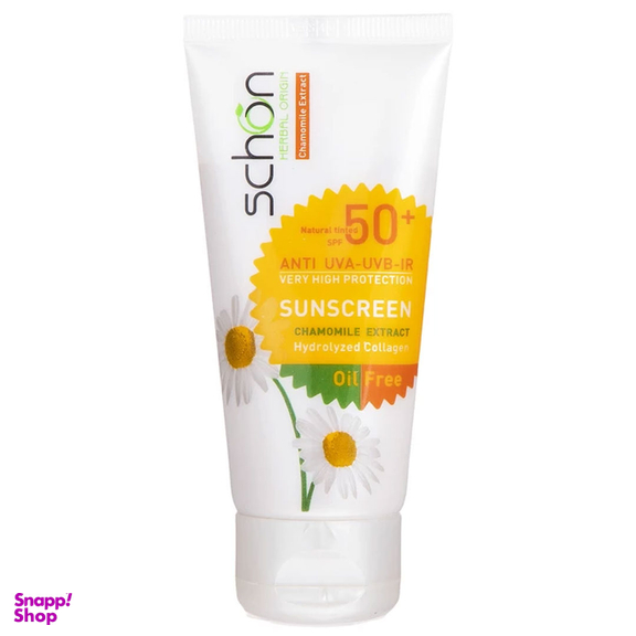 کرم ضد آفتاب فاقد چربی شون با SPF50 رنگ بژ حجم 50 میلی‌ لیتر