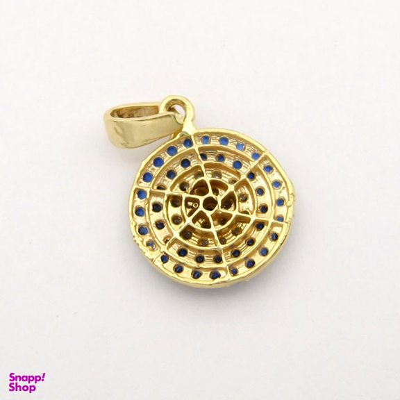 آویز گردنبند طلا 18 عیار زنانه کاپانی طرح چشم نظر کد KP017