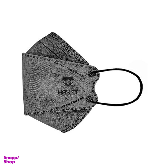 ماسک سه بعدی 5 لایه حیات رنگ نوک مدادی بسته 10 عددی