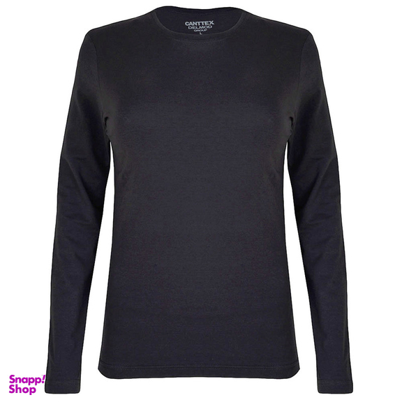 تیشرت آستین بلند زنانه کانتکس مدل 249014456 رنگ نوک مدادی