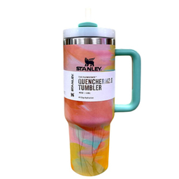 تراول ماگ استنلی مدل Tumbler طرح آبنباتی ظرفیت 1180 میلی‌ لیتر