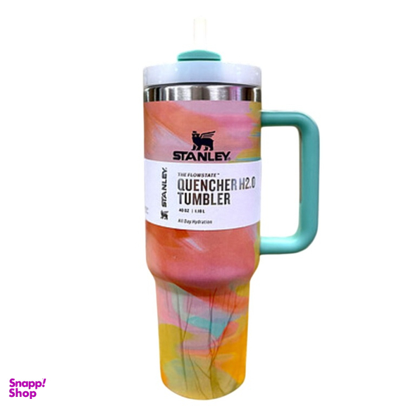 تراول ماگ استنلی مدل Tumbler طرح آبنباتی ظرفیت 1180 میلی‌ لیتر
