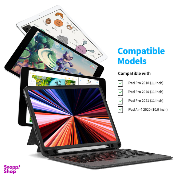 کاور و کیبورد مغناطیسی تبلت ویوو مدل Mag Touch مناسب اپل iPad 10.9/11-inch