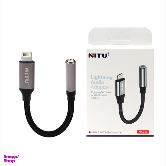 مبدل لایتنینگ به جک 3.5 میلی متر نیتو مدل NX017