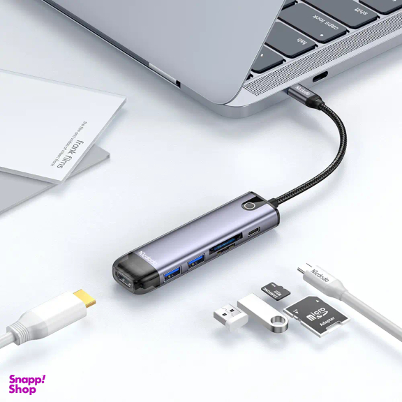هاب 6 پورت USB-C مک دودو مدل HU-7740