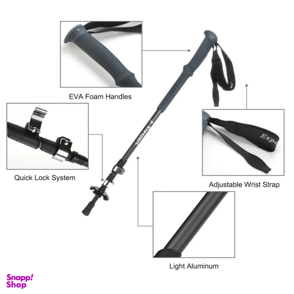 عصای کوهنوردی اکسپوننت مدل ABD-3-8512