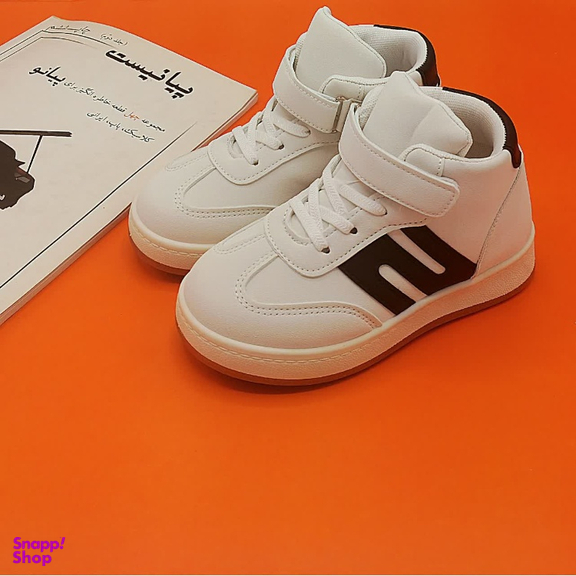 نیم بوت پسرانه مدل RO10208 رنگ سفید