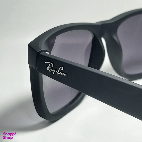 عینک آفتابی ری بن مدل جاستین RB 4165 601/8G رنگ مشکی مات سایز متوسط