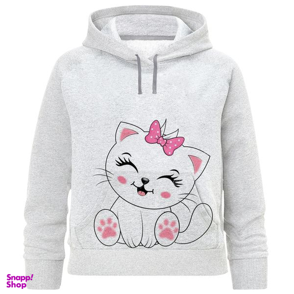 هودی دخترانه مدل گربه W253