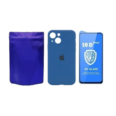 کاور گوشی موبایل مدل M-B Silicon طرح محافظ لنز دار مناسب اپل iPhone 15 به همراه محافظ صفحه نمایش Ten-D