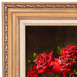 تابلو فرش دستباف سی پرشیا مدل گل در گلدان سفالی کد 903805